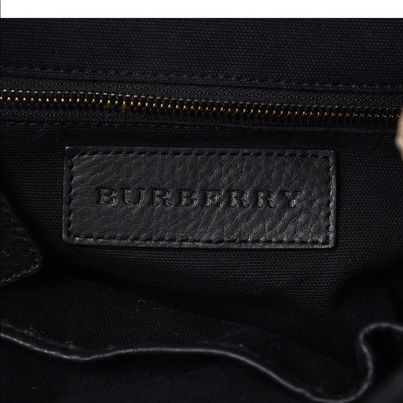 Burberry canvas large check backpack. - Picture 3 of 7